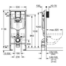 Инсталляция Grohe Rapid SL 38721001 + Унитаз подвесной Am Pm Spirit FlashClean C701700WH