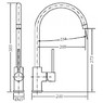 Смеситель для кухонной раковины GENEBRE Tau-401 FRT65401