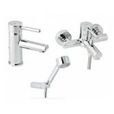 Набор смесителей для ванны без штанги GENEBRE Tau 03TA1-bath 65135184566+65100184566