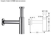 Сифон для умывальника Hansgrohe Flowstar S 52105000