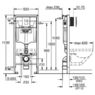 Комплект инсталляция Grohe Rapid SL 38772001 + унитаз Roca Gap Clean Rim A34H47C000 с сидением Soft Close