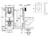 Комплект инсталляция Grohe Rapid SL 39503000 +унитаз подвесной Grohe Cube Ceramic 3924400H сиденьям Soft Close 39488000