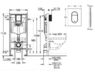 Комплект инсталляция Grohe Rapid SL 39504000 + унитаз подвесной Grohe Cube Ceramic 3924400H сиденьям Soft Close 39488000