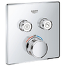 GROHE Grohtherm SmartControl Термостат для душа, внешняя часть, на 2 потребителя 29124000