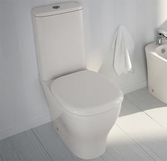 Унитаз-компакт, сидение белое, плавное закрывание Hidra  M12+M18+P77+MZ