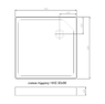 Душовий бокс DUSEL HIKE Satin 90x90x210 скло прозоре, профіль сатин Dusel-578