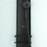 Душовий бокс DUSEL GLARE Black Matt 90x90x210 скло прозоре, профіль чорний Dusel-573