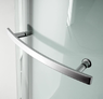 Душовий бокс DUSEL AVENUE Satin 95x95x210 скло прозоре, профіль сатин Dusel-575