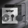 Душова система ShowerSpot з термостатом, чорний F0780422 AM.PM Like