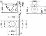 Подвесной унитаз с крышкой Duravit Starck 3 (42000900A1)